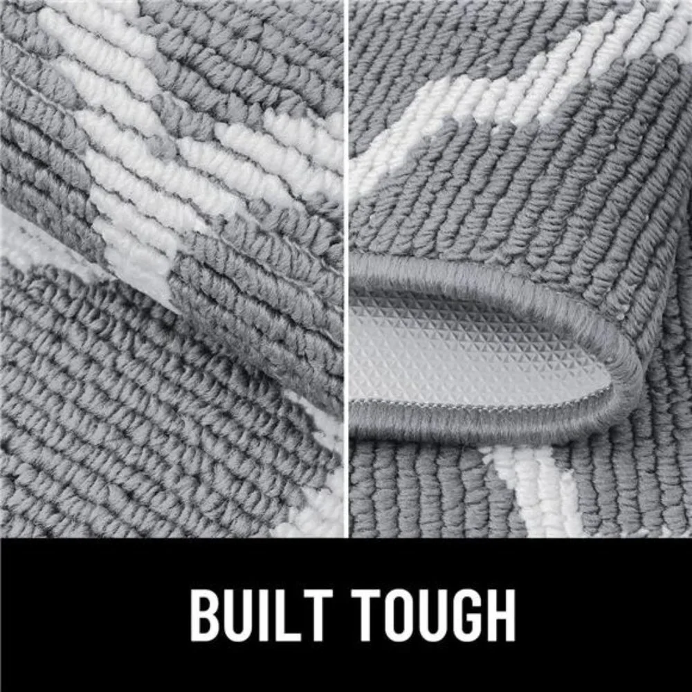 Indoor Door Mat, 48x32, Non-Slip Absorbent Resist Dirt Entrance Mat, Washable